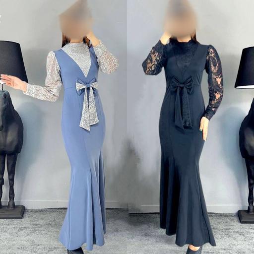 لباس مجلسی ماکسی جدید پوشیده فرمالیته تولد سایز بزرگ 36تا50 ویکتوریا